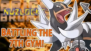 BATTLING THE 7TH GYM! - Pokemon Brick Bronze Nuzlocke Challenge