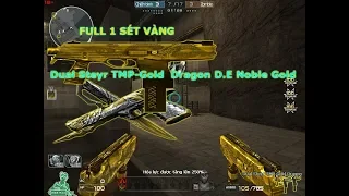 ►Full 1 SÉT VÀNG Dual Steyr TMP-Gold Dragon D.E Noble Gold - Hoàng Văn Đông✔