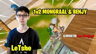 Letshe 1v2 Destroys Mongraal & Benjyfishy in Duo FNCS EU by Controller