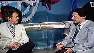 Intervista in studio di Davide De Zan a Gianni Bugno dopo la vittoria nel Fiandre ( Aprile 1994 ).