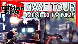 No Man's Sky Abella Base Tour Cyberpunk Like City Captain Steve Plays NMS Base Building