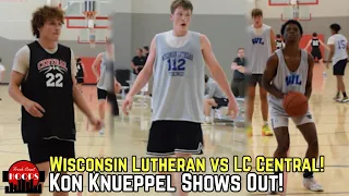 Kon Knueppel Shows Out In Front Of D1 Coaches! Wisconsin Lutheran Is Tough!