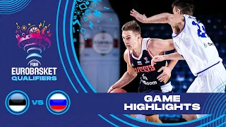 Estonia - Russia | Highlights - FIBA EuroBasket 2022 Qualifiers