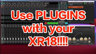 Using plugins as insert in XR18