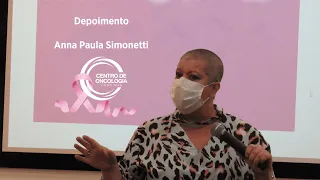 Depoimento de paciente com câncer de mama