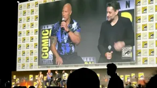 Dwayne Johnson gets asked about Kevin Hart at Comic Con 2022