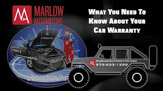 What You Need To Know About Your Car Warranty