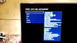 Как зайти в сервисное (инженерное меню) телевизора Samsung