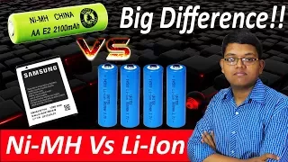 LI-ion vs Ni-MH Big Difference ? Why Mobile Manufacturer Doesn't Use Ni-MH