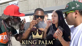 STRANGERS TRY KING PALMS!!🍃💨