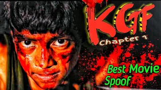 K.G.F Chapter 2 Movie Action spoof Scene | yash entry scene (Rocky) spoof | mera naam rocky hai