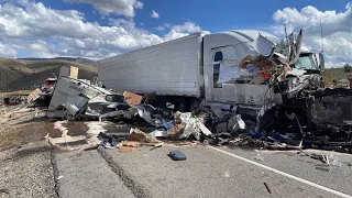 TOP SEMI-TRUCK CRASHES OF THE JANUARY | RoadRage and Brake Checks