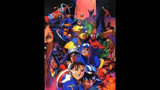 Marvel Super Heroes VS Street Fighter All Endings PlayStation One