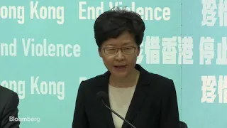Carrie Lam, Hong Kong Leader, on Decision to Invoke Emergency Powers, Ban Face Masks