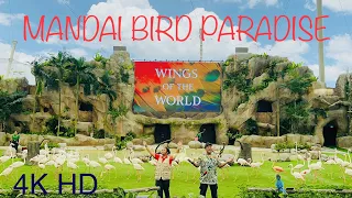 [4K HD] MANDAI BIRD PARADISE || WINGS OF THE WORLD || FULL SHOW || SINGAPORE NEW BIRD PARK ||