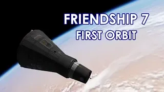 JOHN GLENN - FRIENDSHIP 7 - First Orbit  [Original sound, Recreated visuals] (1962/02/20)