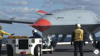 MQ-25A Aircraft Carrier Deck Testing