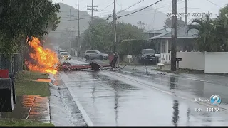 Preliminary report on Kailua chopper crash