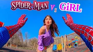 SPIDER-MAN HELPED A CRAZY GIRL AND REGRETEDTHAT I DID IT (EPIC PARKOUR POV) @jumphistory
