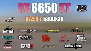 RX 6650 XT : Test in 14 Games ft Ryzen 7 5800X3D - AMD RX 6650XT Gaming