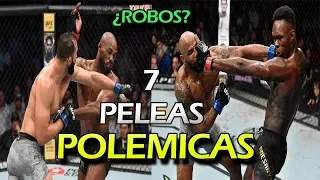 7 PELEAS MAS POLÉMICAS de la HISTORIA de UFC