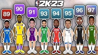 The Best NBA Player from every NBA 2K23 Rating!