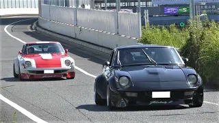 【激渋！！】大黒PAに集まる旧車や街道レーサー、走り屋のエンジンサウンド・加速サウンド