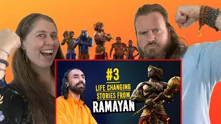 American Couple Reacts to 3 Life Changing Lessons From Ramayan | Swami Mukundananda Reaction Video