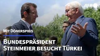 Staatsbesuch mit Dönerspieß: Bundespräsident Steinmeier besucht die Türkei | AFP