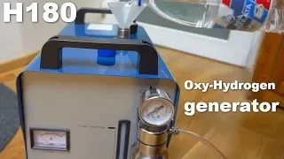 Oxy-Hydrogen/HHO generator (Acrylic Flame Polisher/Welder, H180, 95 l/h, 220V)