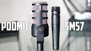 Rode PodMic vs Shure SM57 for Podcasting or Voice Over Applications