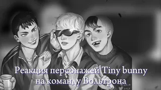 Реакция персонажей "tiny bunny" на команду Вольтрона –смотреть на 2x– читать дисклеймер