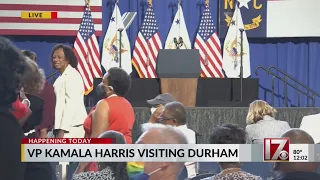 Kamala Harris set to visit Durham seniors on Thursday