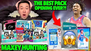 *ONE OF THE BEST OPENINGS EVER (CRAZY HITS)! 😱🔥* Tyrese Maxey rookie hunting with INSANE $3K boxes!