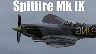 Spitfire Mk XVI And P-51D Mustang Double Airshow Flight - Flygfesten 2022 Sunday