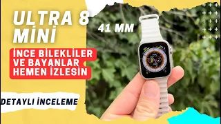 Watch 8 Mini Ultra Akıllı Saat İnceleme (Apple Watch Ultra Replikası)