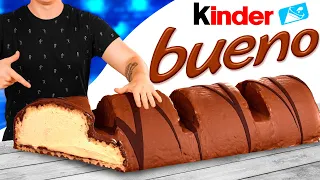 Giant Kinder Bueno | How to Make The World’s Largest DIY Kinder Bueno by VANZAI COOKING