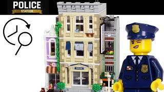 LEGO Police Station Builds Itself! // Speed Build & Review of Lego Modular Police Station Lego 10278