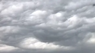 Timelapse shows clouds moving through the Texas sky