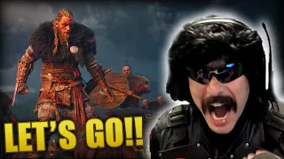 DrDisrespect REACTS Assasin's Creed Valhalla GAMEPLAY and TRAILER