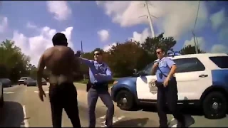 6 COPS Battle 1 Man With Super Human Strength!