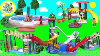 Playmobil Water Park & Playmobil Playground Set