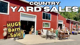 Country YARD SALES | BARN SALES | Vintage & Antiques | YouTube