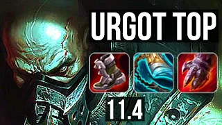 URGOT vs VAYNE (TOP) | 11/1/4, Rank 7 Urgot, Dominating | BR Grandmaster | v11.4