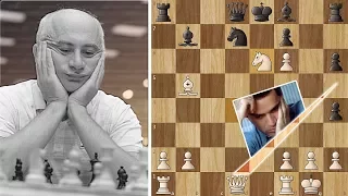 Gulko beats Kasparov in a Miniature - A Sacrifice gone Wrong