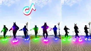 Astronomia Shuffle Dance | Neon Mode | Tuzelity Coffin Dance 2023 | SHUFFLE DANCE COMPILATION TIKTOK