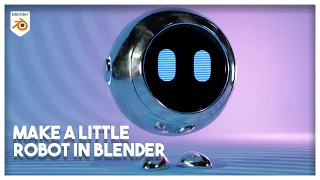 Make a little robot in blender