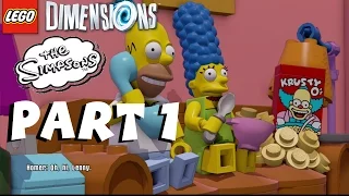 Lego Dimensions - The Simpsons Level Pack Walkthrough - Part 1