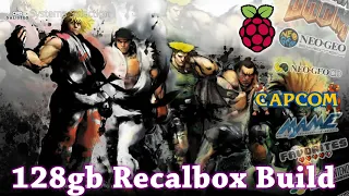 128gb Custom Retro Gaming Recalbox Build Pi 3B+  - 15,000+ Games