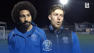 𝗣𝗼𝘀𝘁-𝗠𝗮𝘁𝗰𝗵 | Luke Spokes and Pele Koussioue on win against Taunton Town in the National League South